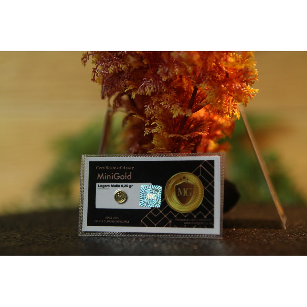 LOGAM MULIA MINIGOLD 0.25 GRAM 24 KARAT