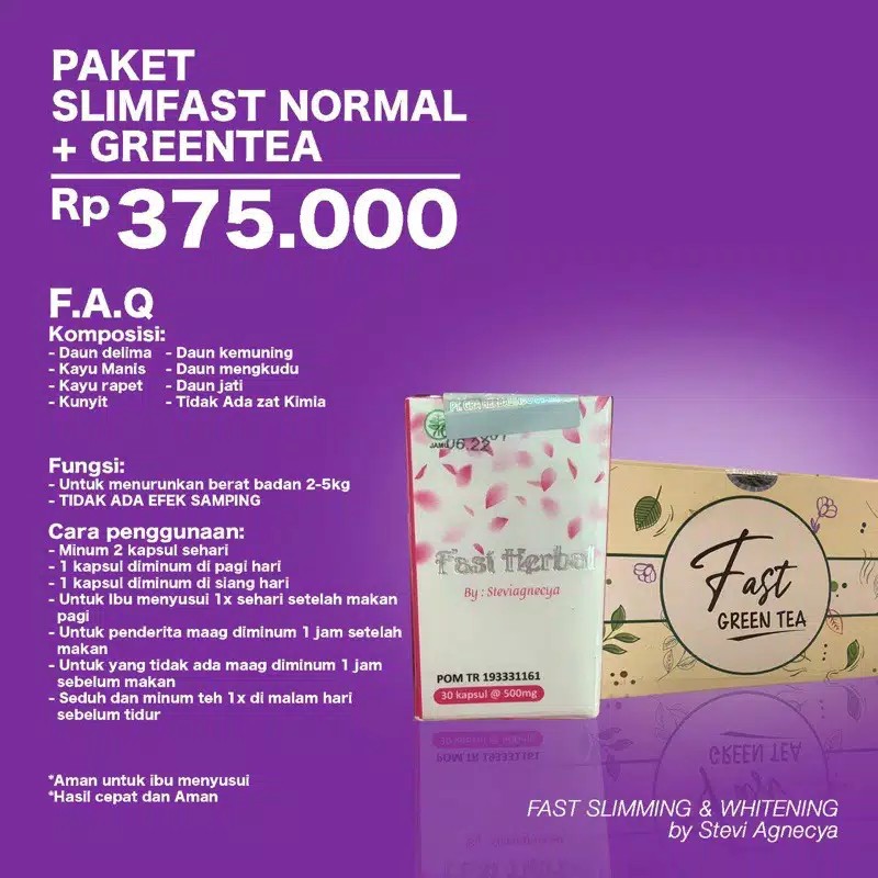 

SLIMFAST NORMAL + TEH HIJAU