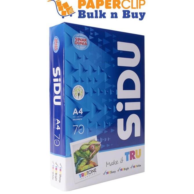 

Kertas Hvs Sinar Dunia 70Gr A4 1 Box = 5 Rim