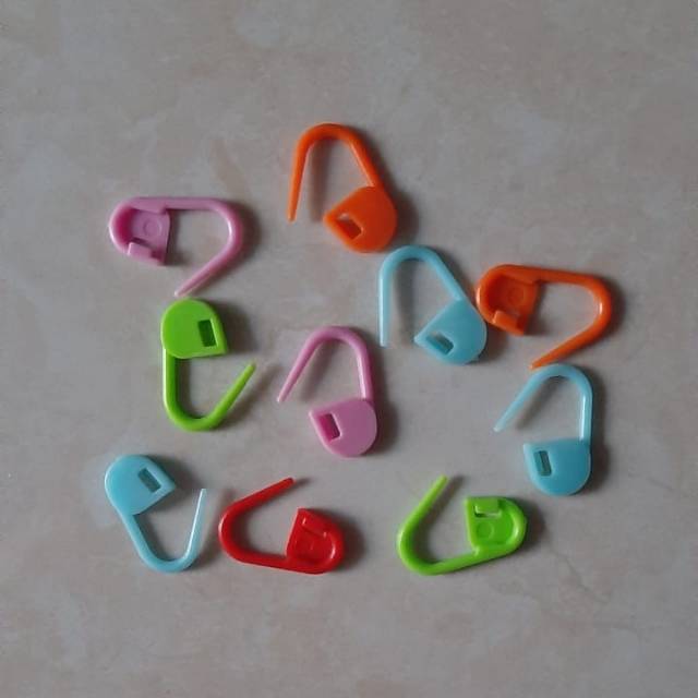 

Penanda rajutan/locking stitch marker (10pcs)