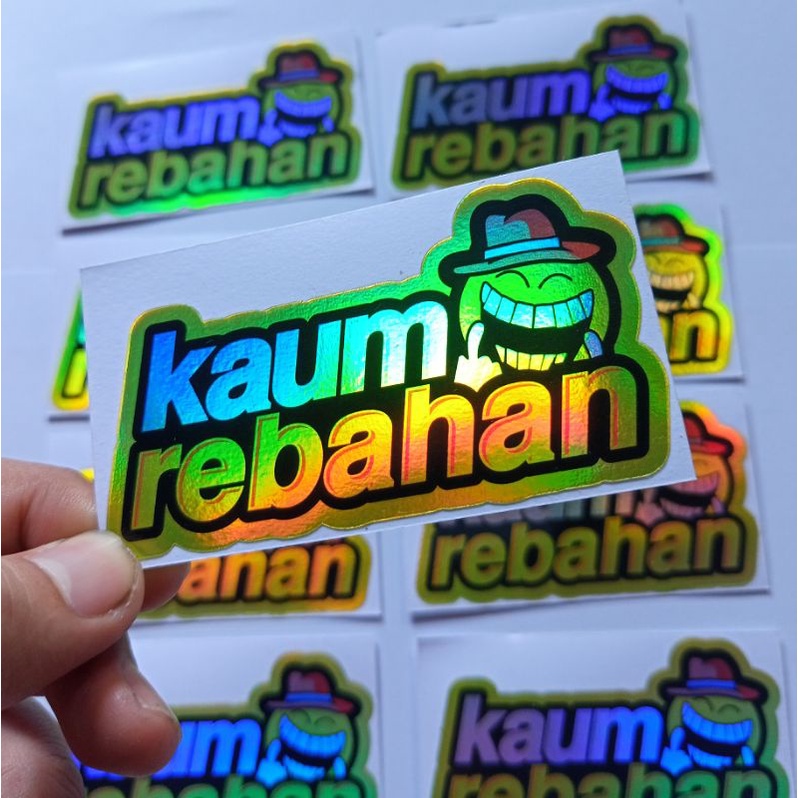 Sticker Stiker Motor Cutting Kaum Rebahan