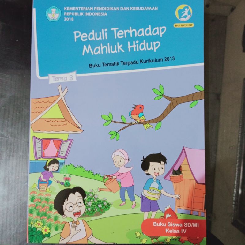 Buku Tematik paket SD Kelas 4 Tema 2,3,4,5