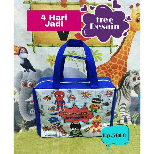 

tas ulang tahun/ tas souvenir ultah / goodie bag