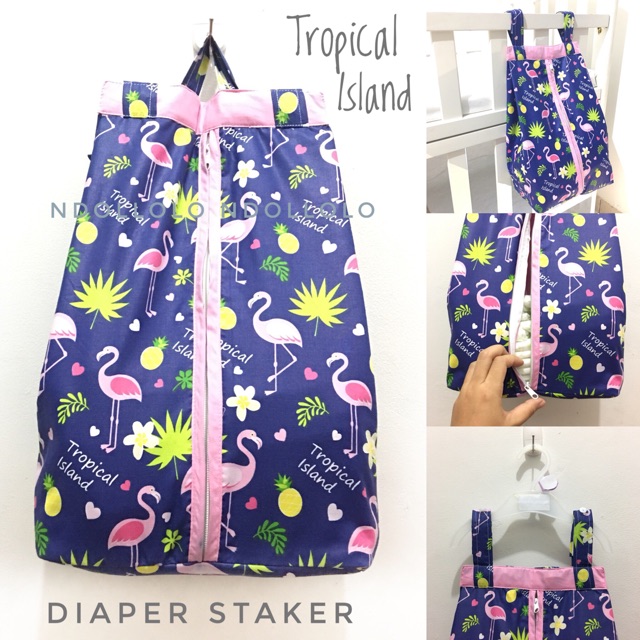 Diaper Staker Tas Penyimpan Popok Pampers Bayi Murah Kamar Jadi Bersih dan Rapi Dari Ndollolo