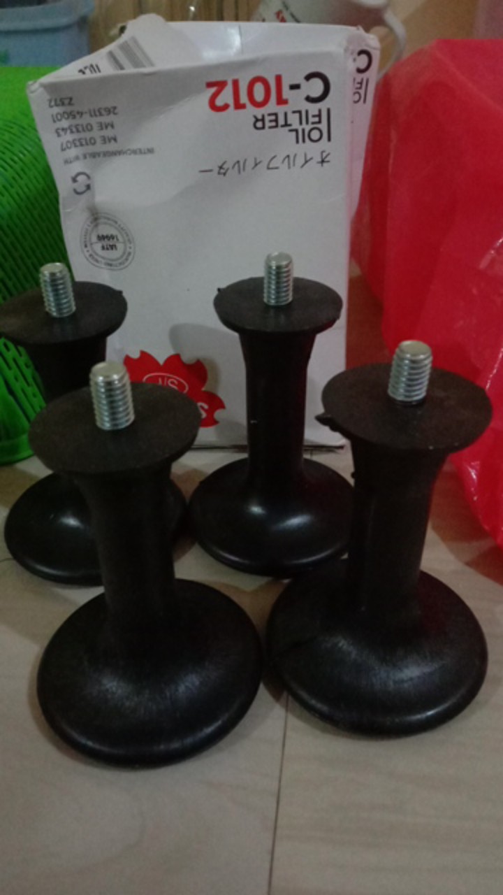 Kaki Springbed Hitam 10cm / Stabil Springbed Hitam