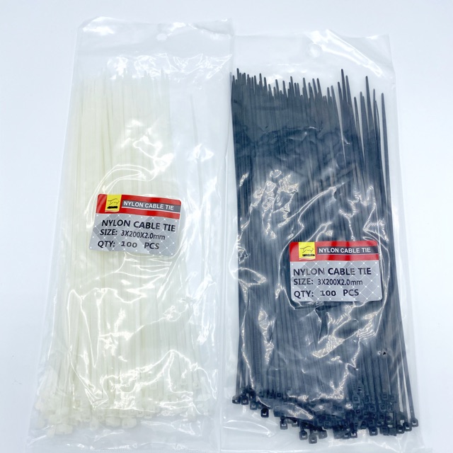 Kabel Tie / Kabel Ties / Cable Tie Uk. 20cm ( 3 x 200mm ) isi 100pcs / Bks