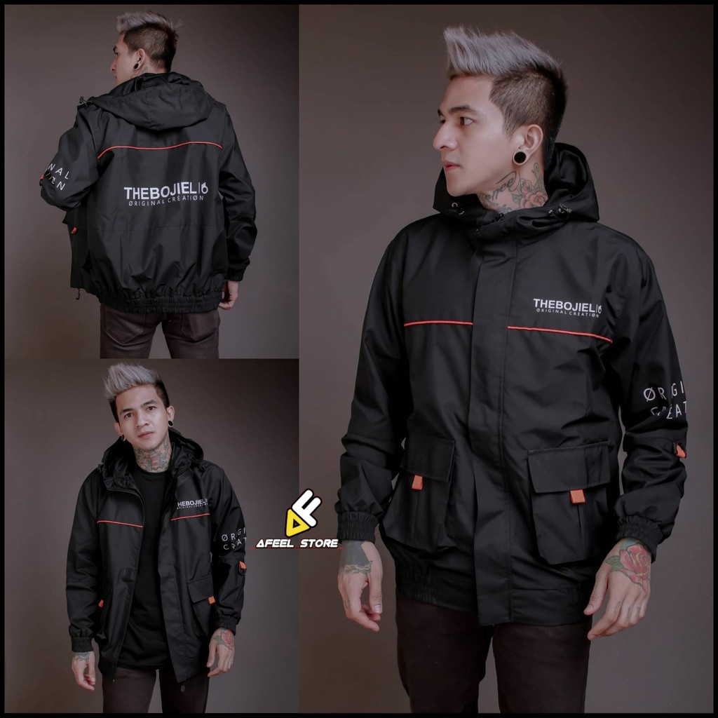 JAKET PARASUT PRIA WATERPROOF KAMSAY ORIGINAL THE BOJIEL  - JAKET PRIA TASLAN-AF 10