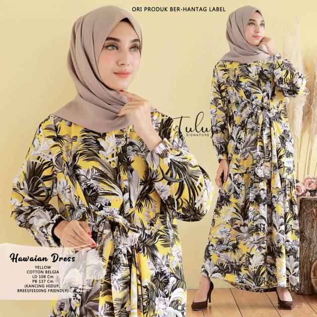HAWAIAN DRESS//ORI TULUS//ORI SOLO