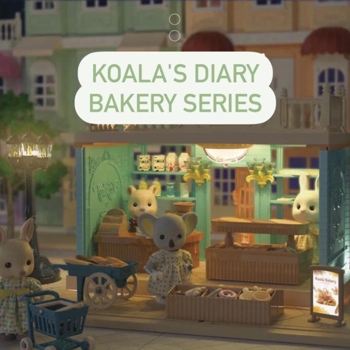 Koala Shop Doll House mainan rumah boneka koala town koala diary *****Terbaru******