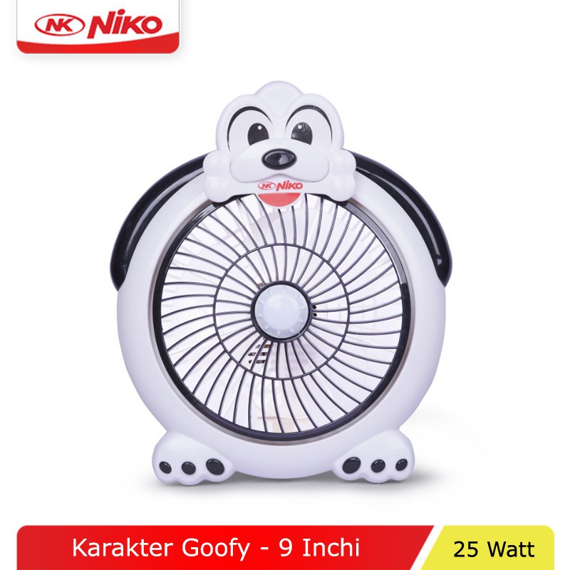 NIKO Kipas Angin Meja 9 Inch NK 905 Goofy - Garansi 1 Tahun