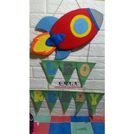 Jual HANGINGDOOR ROKET /HANGINGDOORFLANEL/HIASAN DINDING/HIASAN KAMAR