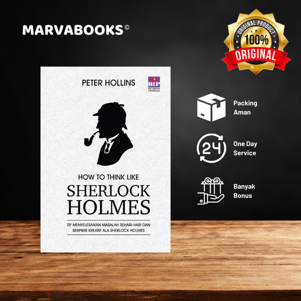 Buku How To Think Like Sherlock Holmes Original Gramedia