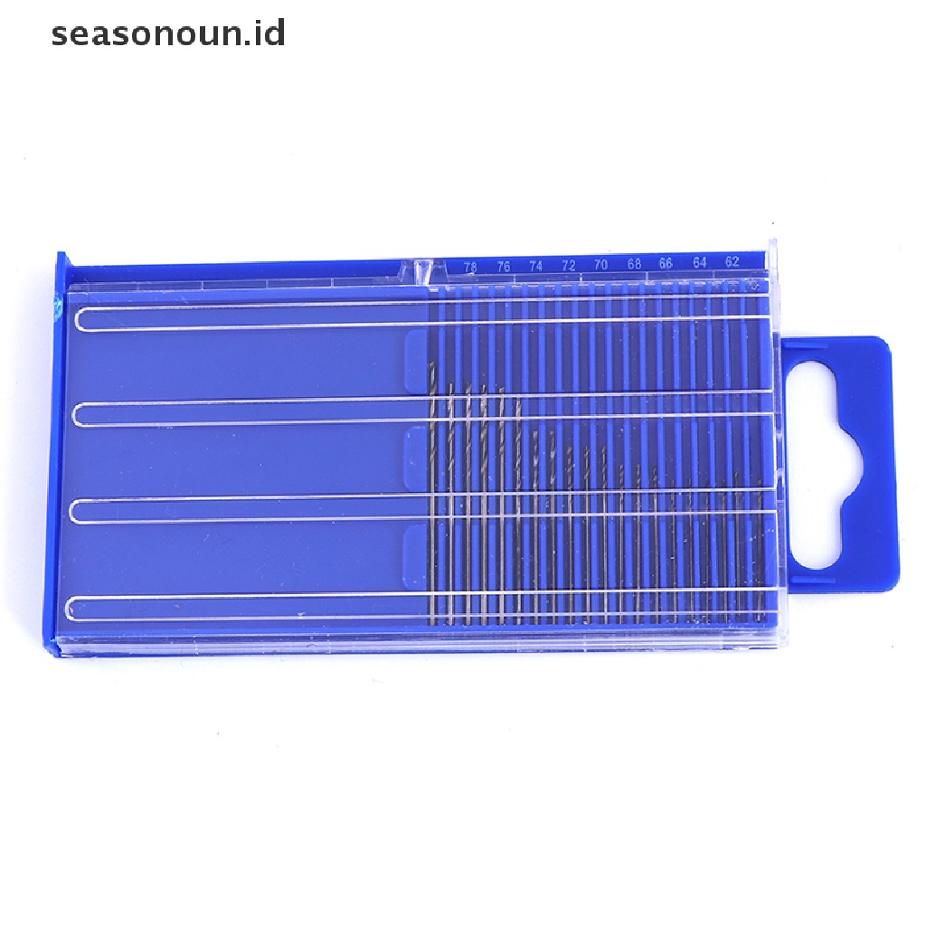 【seasonoun】 21 pcs mini twist micro-drill bits set &amp; aluminum hand drill &amp; case .