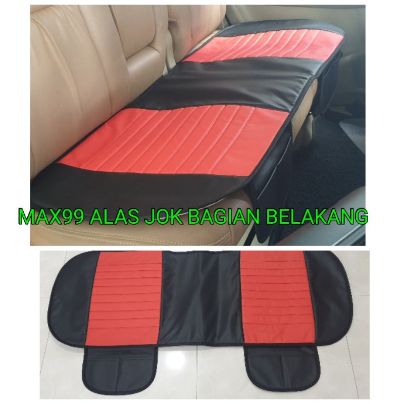 ALAS COVER JOK MOBIL BELAKANG TATAKAN BANTALAN JOK CAR SEAT BAHAN SEMI KULIT MAX99 ALAS JOK BELAKANG