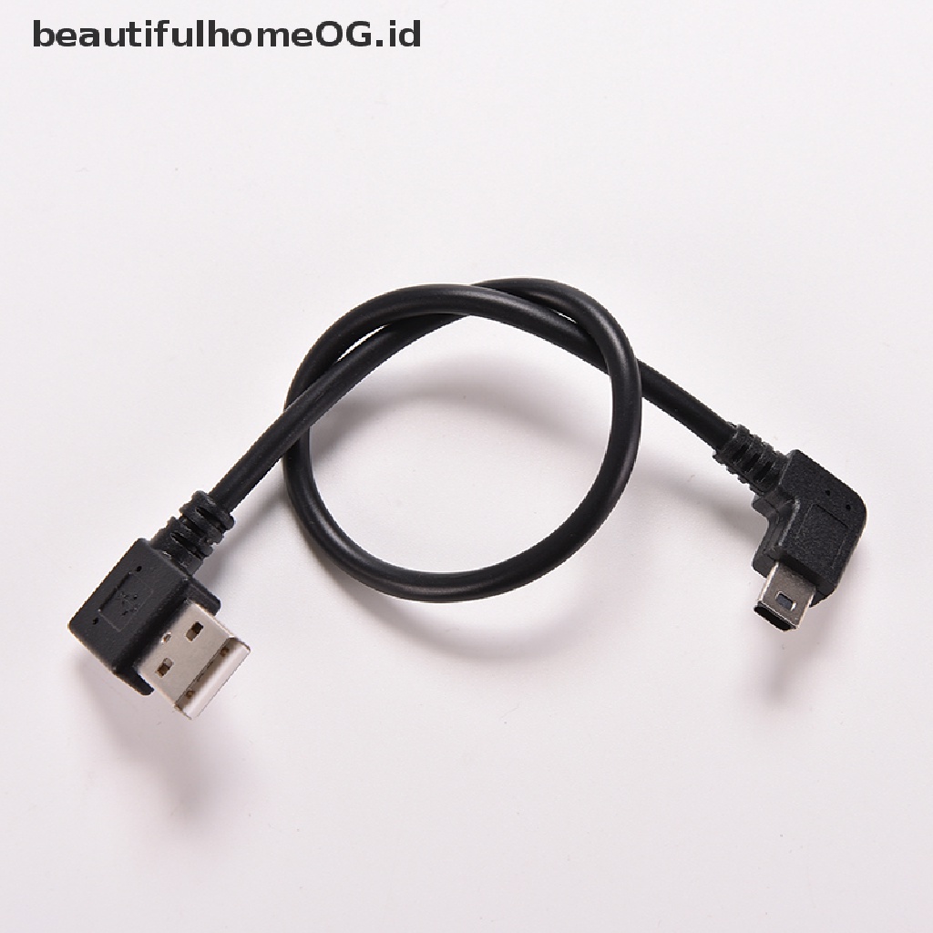 Kabel Adapter USB 2.0 A Male plug to Mini B 5P Right Angle Male plug