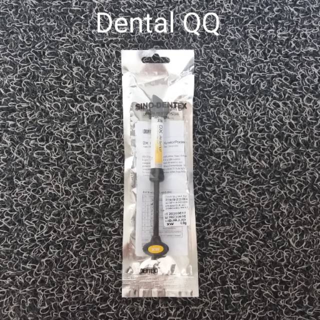 Komposit Dentex EXW Anterior Composite Extra White tambalan gigi veneer super putih