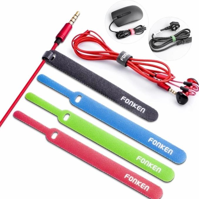 

favorit] Velcro Fonken Pengikat Kabel Strap Penjepit Penggulung Cable Binder