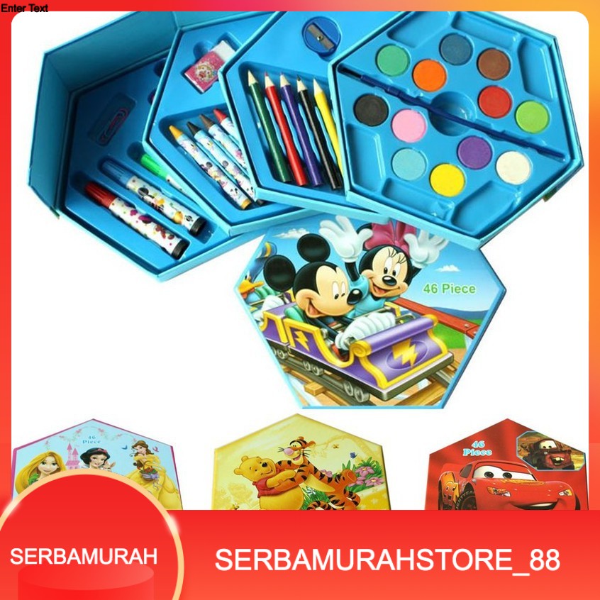 

Murah Crayon 46 Pieces Set Pensil Cat Warna Alat Seni Lukis Menggambar KODE KTK127