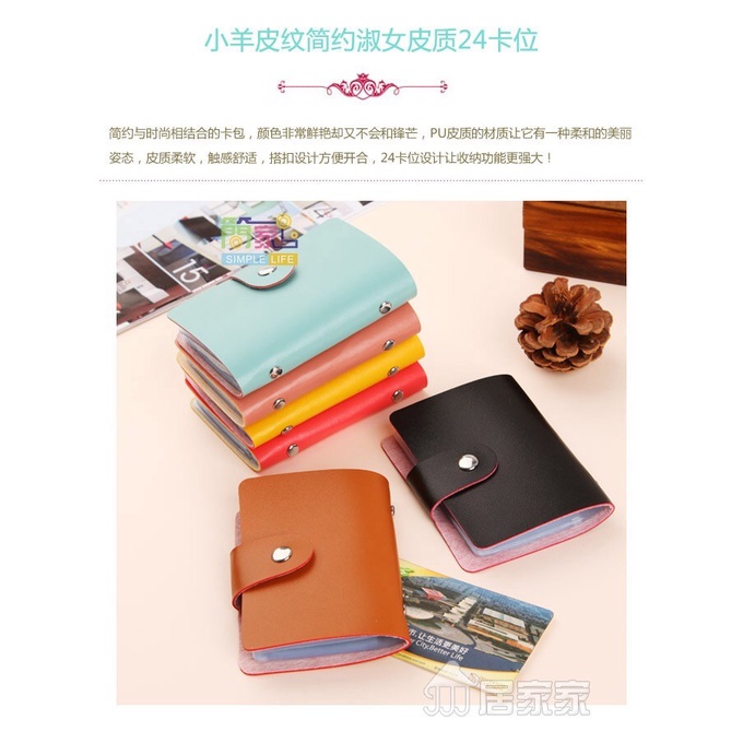 

ORGANIZER-DOCUMENT- DOMPET KARTU / WALLET CARD KULIT - HITAM -DOCUMENT-ORGANIZER.