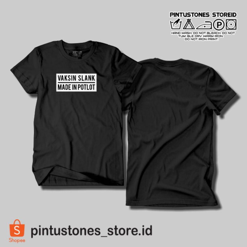 kaos Slank - Vaksin Slank Made in Potlot