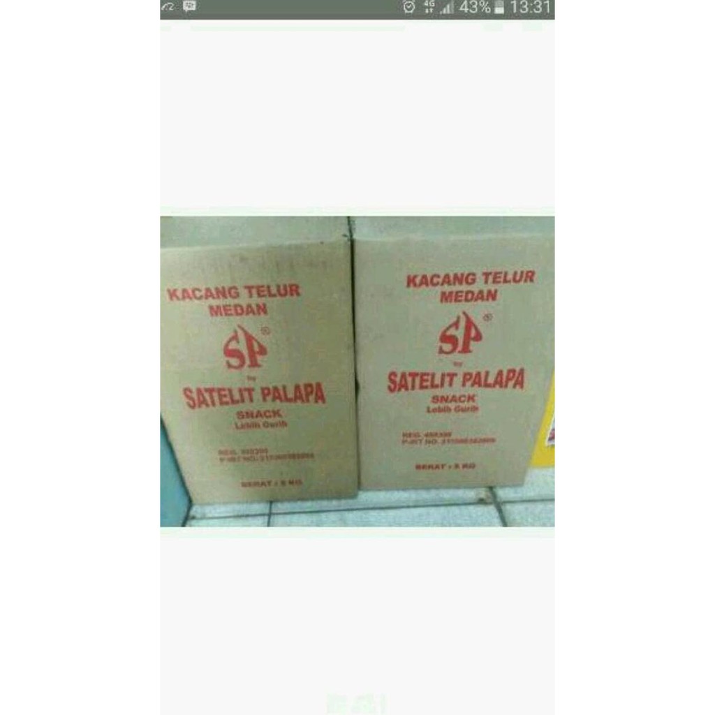 

Hot Produk Satelit Palapa snack Kacang Telor dari medan asli ukuran 5kilo enak