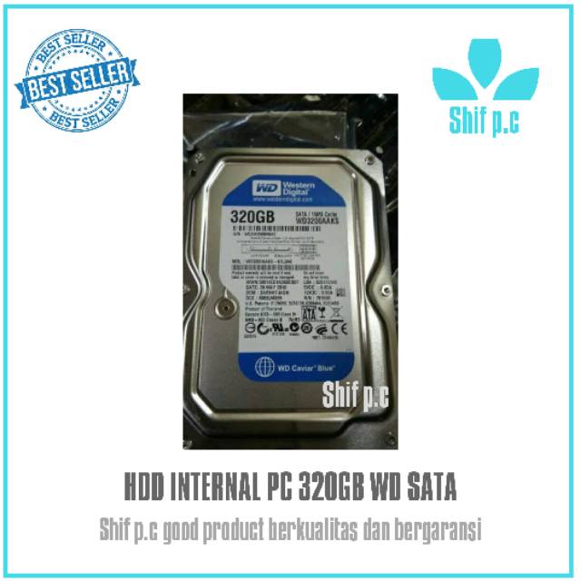 HARDDISK PC 320GB WD (hardisk internal pc 3.5inch 320gb sata wd blue)