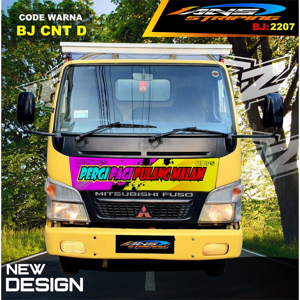 STICKER VARIASI  KAP DEPAN TRUK  RAGASA / STIKER KABIN TRUK RAGASA,UMPLUNG / STIKER KAP CUP DEPAN TRUK DINA,FUSO