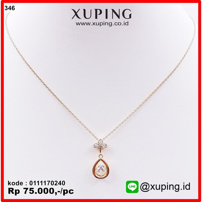 XUPING KALUNG BANDUL DANCING STONE EMAS ZIRCON 0111170240