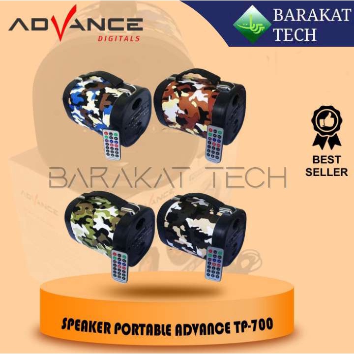 Speaker Advance TP700BT Bluetooth 5inch Pemutar Musik MP3 Portable