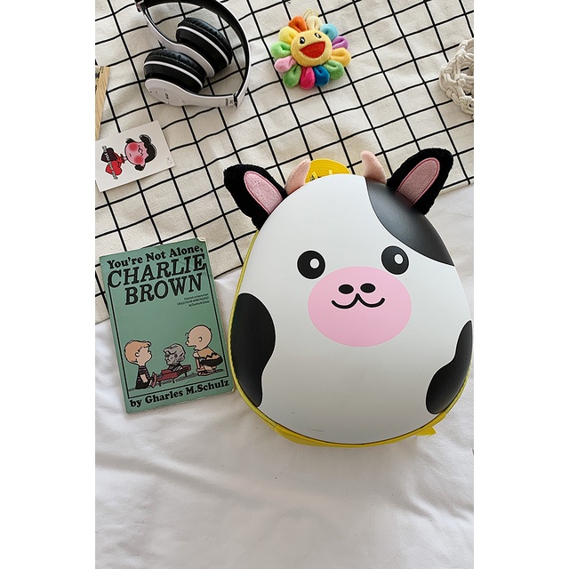 Serenity Tas Ransel anak Terbaru / Tas Anak Motif Cow / Tas Anak Lucu / Back Pack School / Back To School - 466