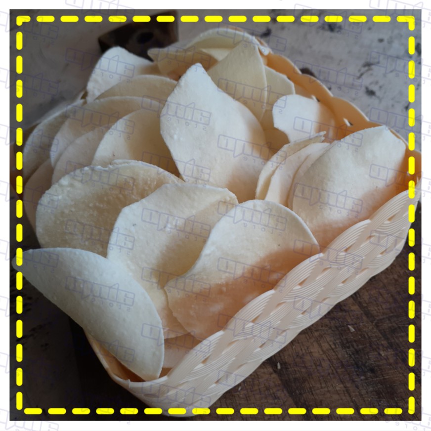 

2Xbtygneal Sakha Snack ) Kerupuk Kentang Putih Super Jaya Krupuk Mentah Siap Goreng Premium Kemasan