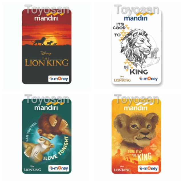 Kartu Etoll Emoney Mandiri saldo 0 - Lion King