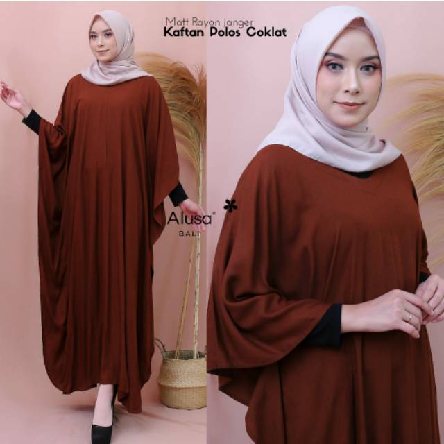 Kaftan Bali Polos Alusa Bali ORIGINAL