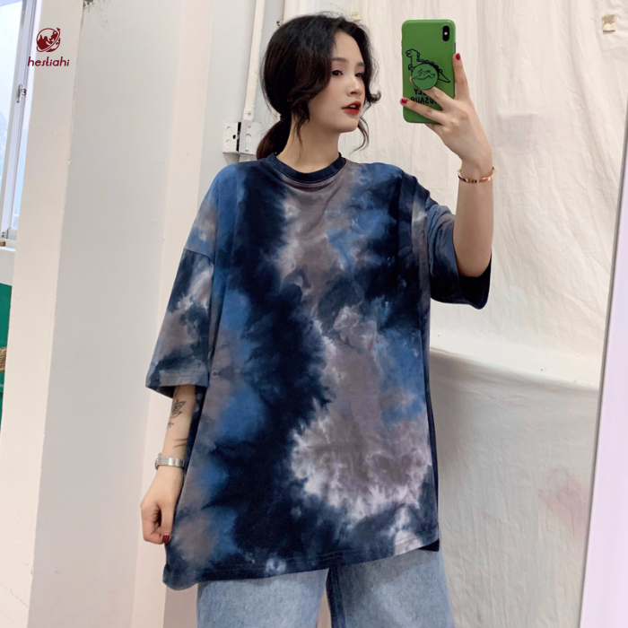 Kaos  T Shirt Wanita  Lengan Pendek Model Oversize  Versi 