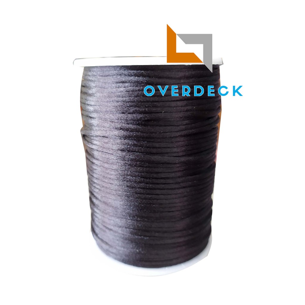 

1 ROLL TALI SATEN/ TALI GELANG/ TALI CINA 2 MM HITAM