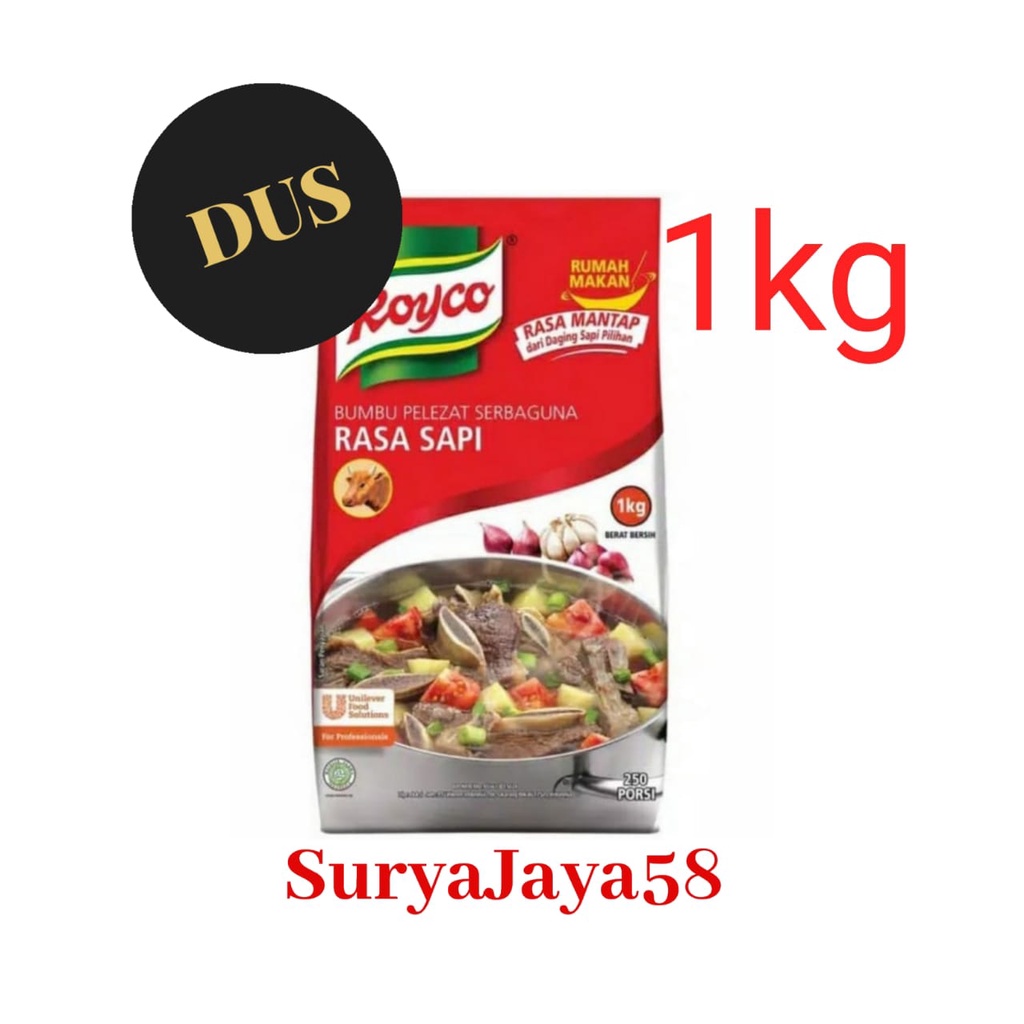 

GFD Penyedap Rasa Royco Ayam @1kg Penyedap Rasa Royco Sapi @1kg Royco ayam 1kg royco sapi 1kg Dus