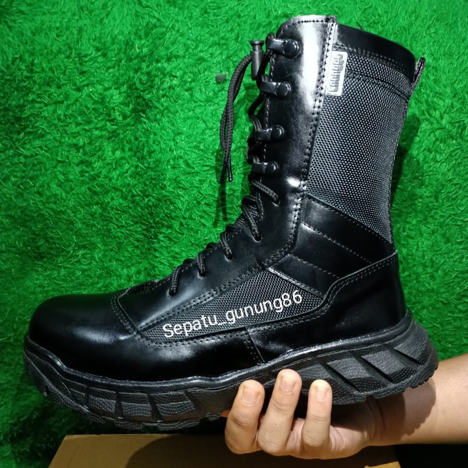 Sepatu PDL JATAH POLRI,sepatu PDL terbaru 2021 kulit Asli Original Caanggo Militery