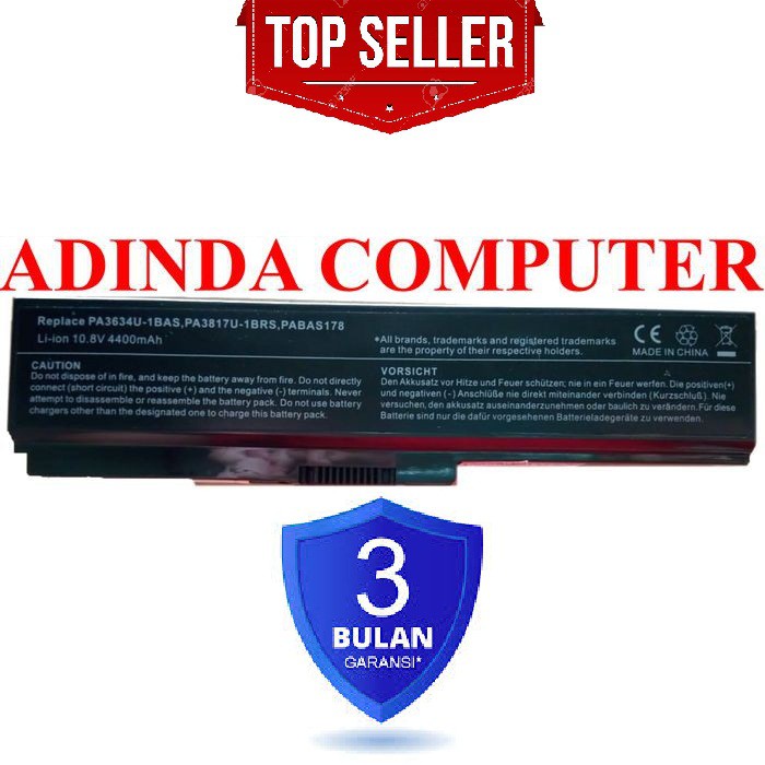 Baterai Toshiba Satellite M300 Pro M300 Equium U400 Portege M800