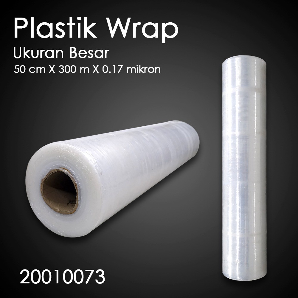 

PLASTIK WRAPPING / STRETCH FILM PUTIH 50cm x 300m