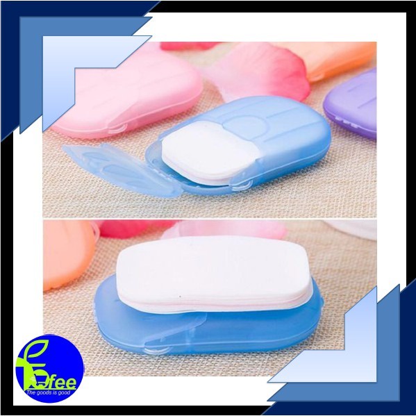 Sabun Kertas Praktis / Travelling Paper Soap Kemasan Plastik OPP