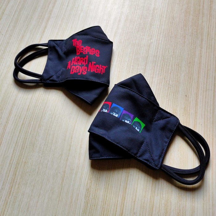 [Shopee Sale] Masker Beatles - Masker Kain 3D The Beatles 3 Lapis (3Ply) 200BBGH