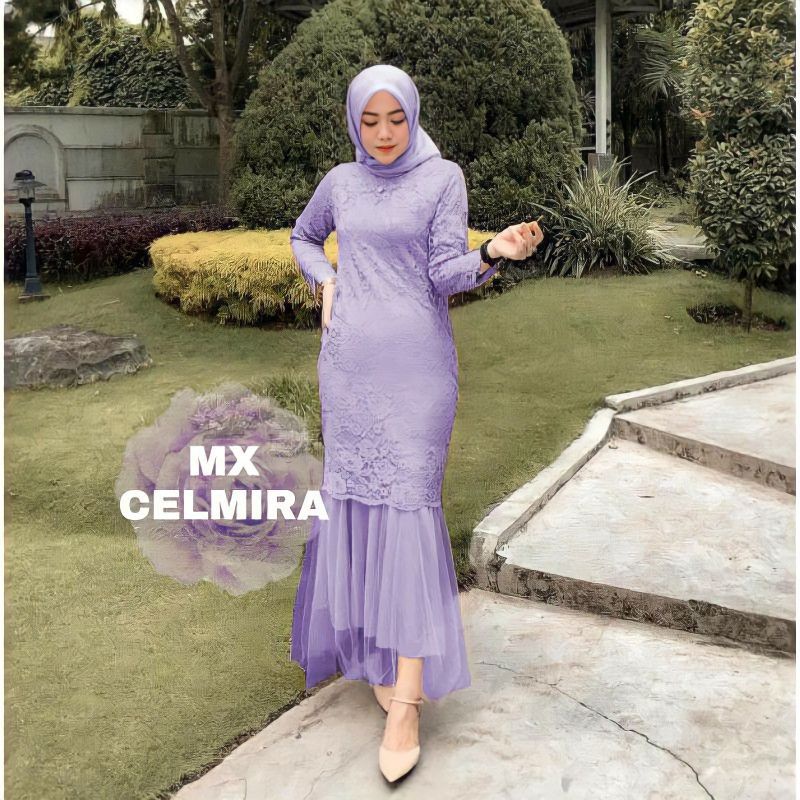S M L XL XXL XXXL / MAXI CELMIRA BRUKAT/ MAXI CELMIRA /GAMIS MAXI BROKAT CELMIRA / MAXI DRESS DUYUNG