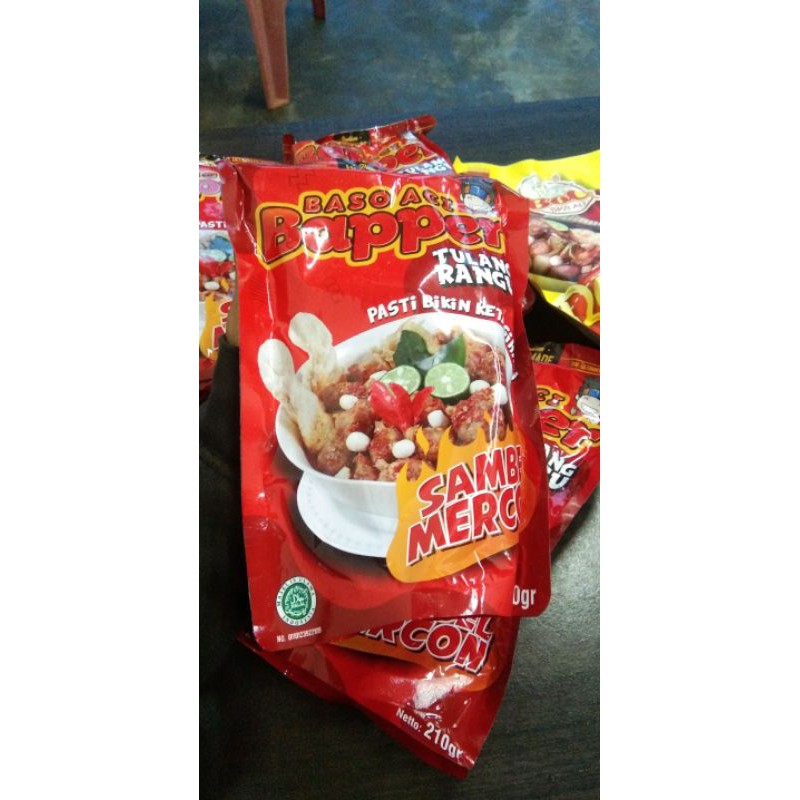 

BASO ACI (BOCI) BAPPER TULANG RANGU SAMBEL MERCON (baca deskripsi)