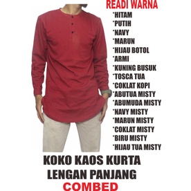 KAOS LONGLINE KOKO KURTA LENGAN PANJANG