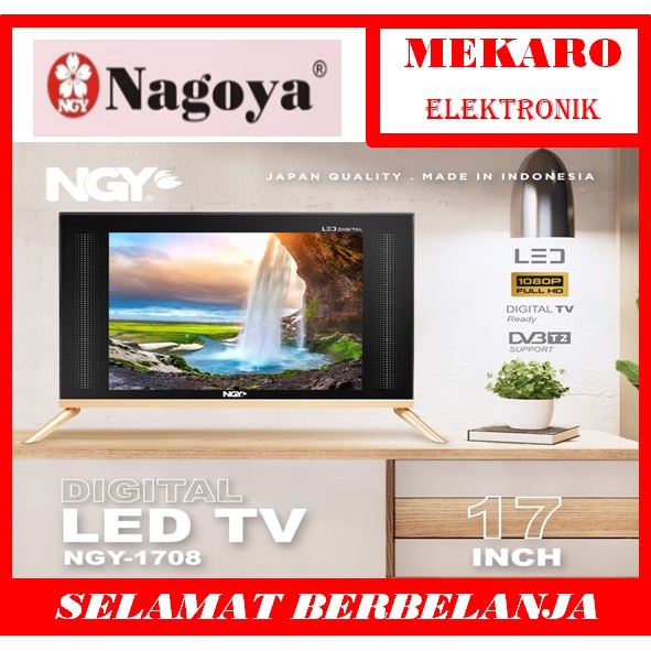 DIGITAL LED TV NAGOYA 17 INCH USB HDMI RCA