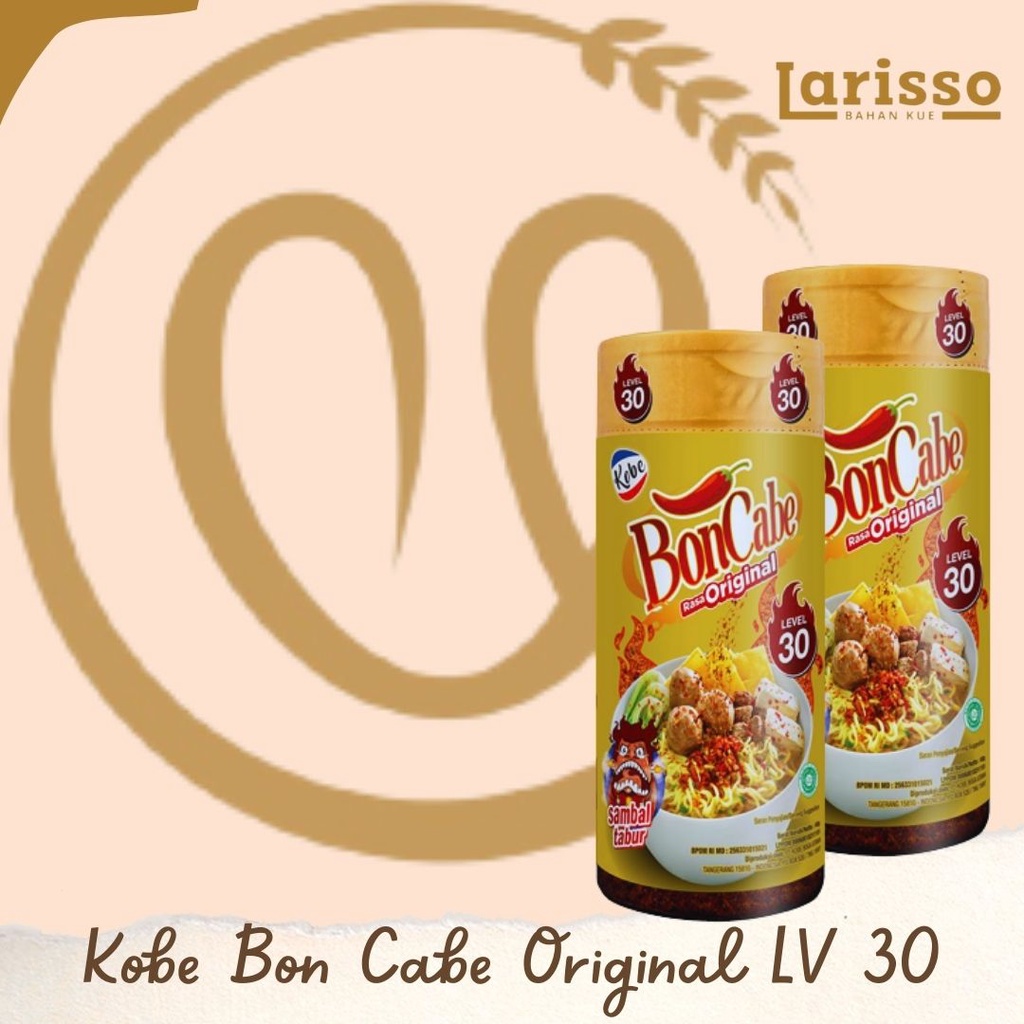 

KOBE BONCABE ORIGINAL LEVEL 30 BOTOL 50GR