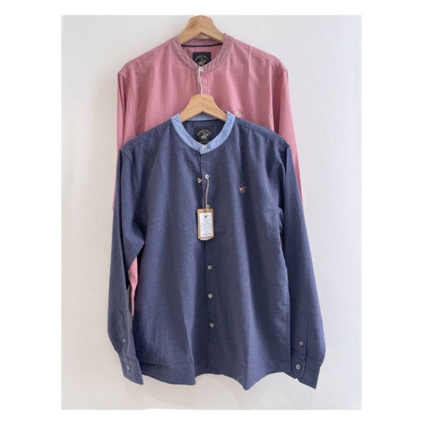 beverly longsleeved mandarin shirt