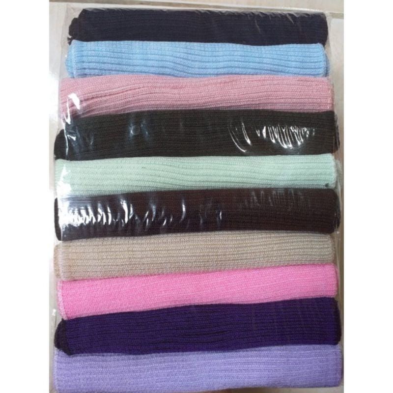 PAKET ISI 10 PCS / 1 WARNA BASIC CIPUT RAJUT POLOS