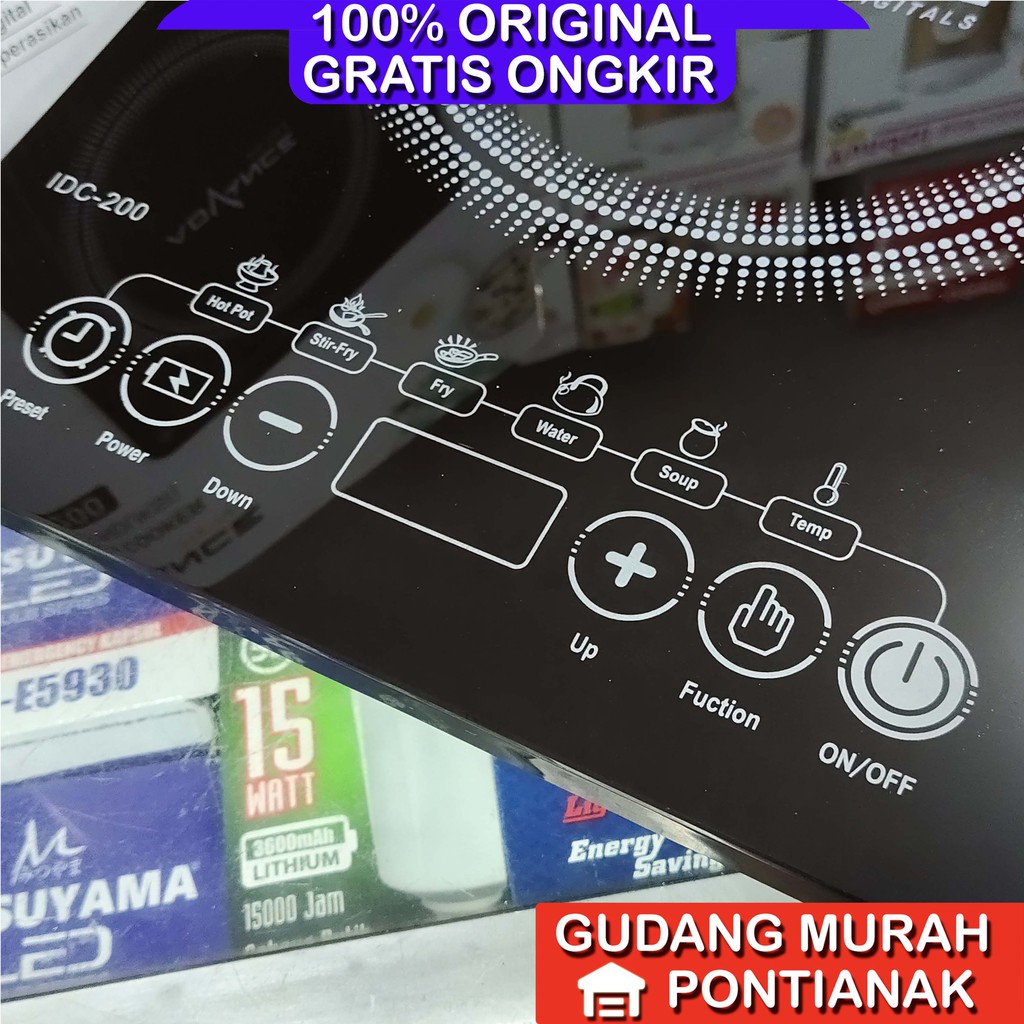 Kompor Listrik Induksi Advance IDC 200 Digitals