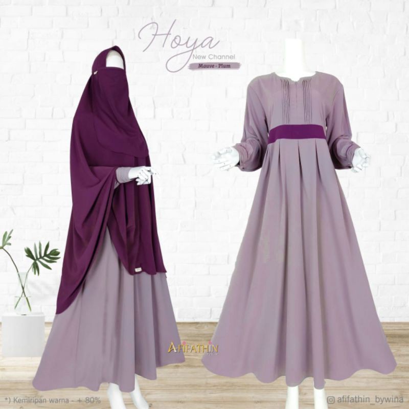 Afifathin || Gamis Hoya Syari